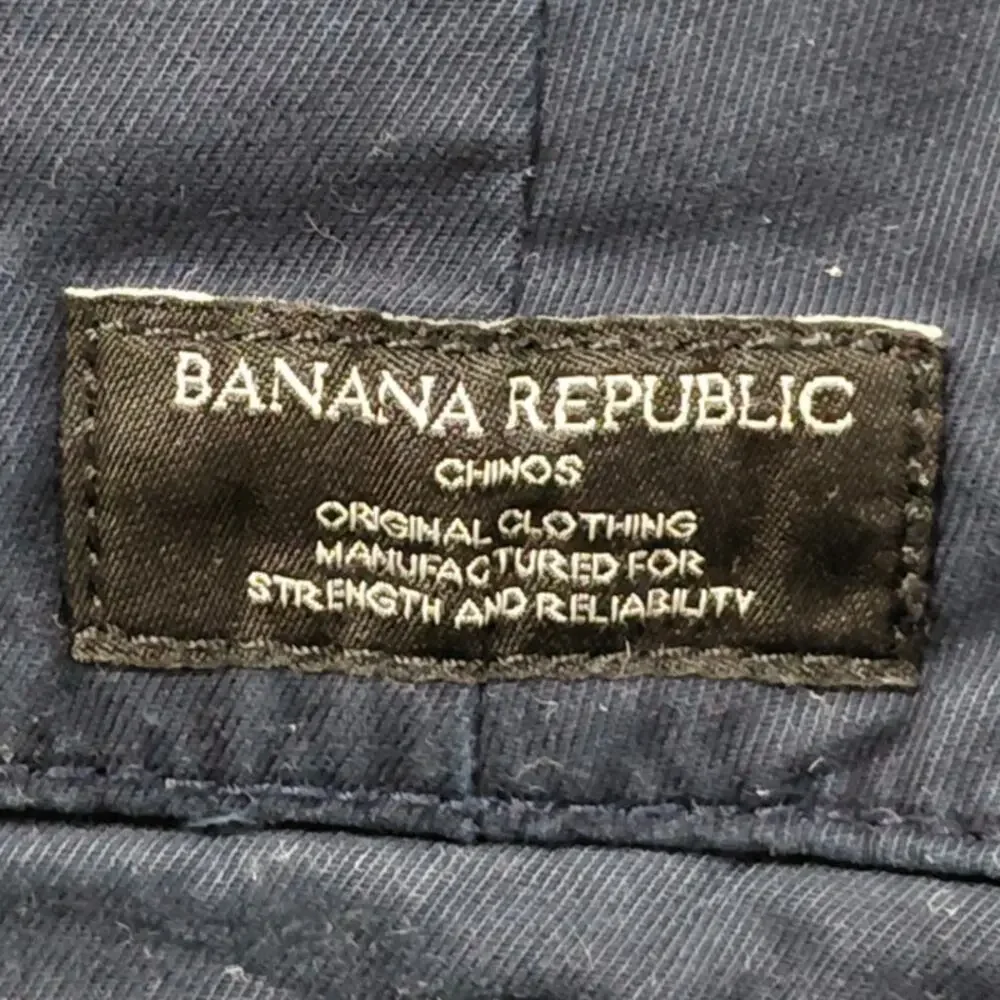 Banana Republic Lived-In Chino Tapered Slim Fit Stretch Men Size W33 L34